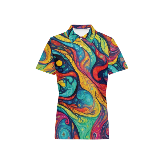 Women’s Polo Cosmic Expressionism